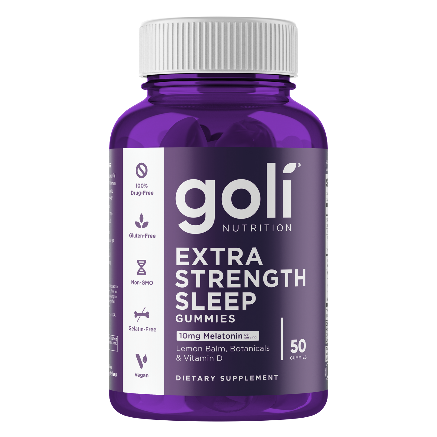 Goli Nutrition – Sleep Gummies – Extra Strength – 10mg Melatonin – 60ct