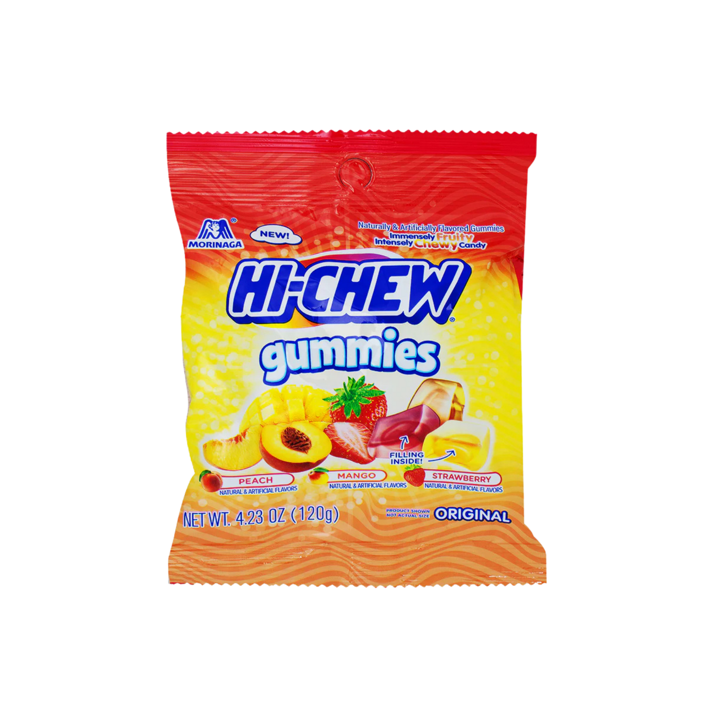 Hi-Chew – Original Gummies – 4oz Pouch – 4-Pack Bundle