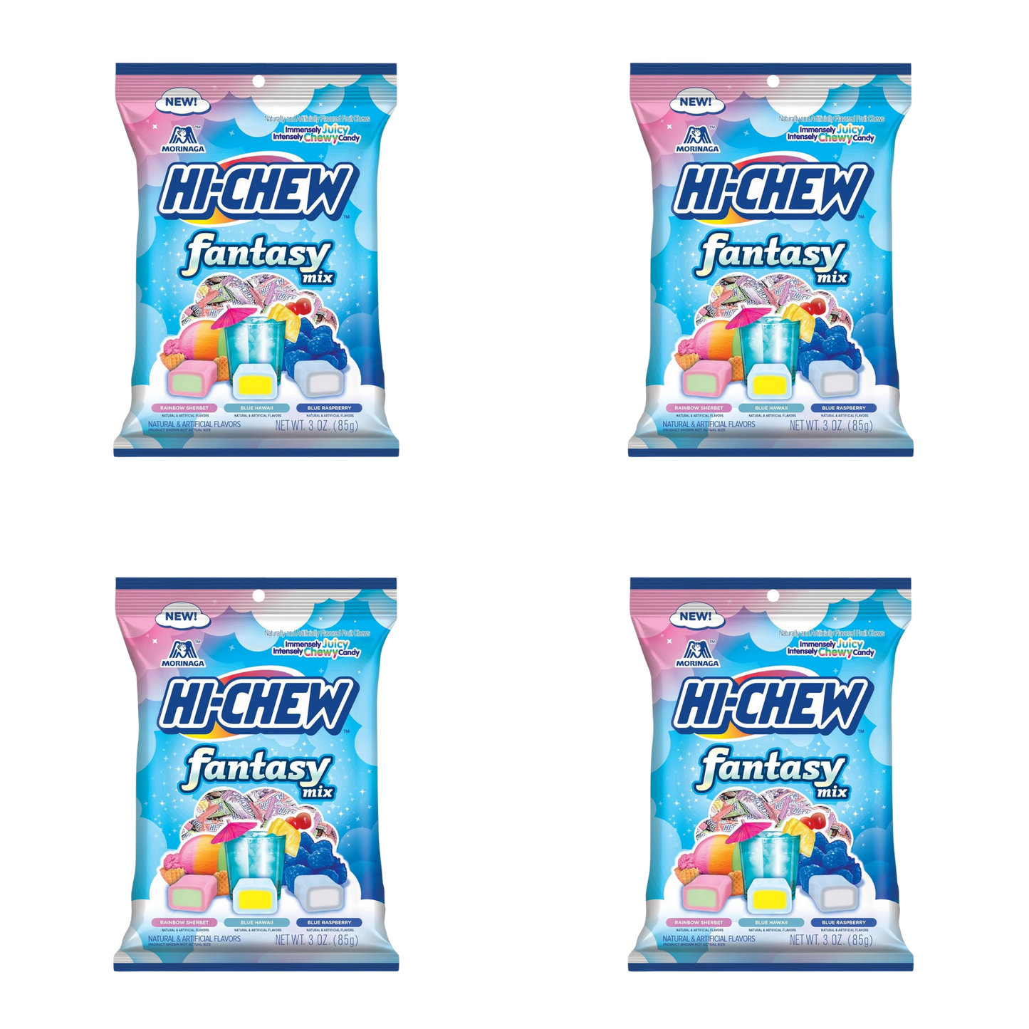 Hi-Chew – Fantasy Mix – 4-Pack Bundle