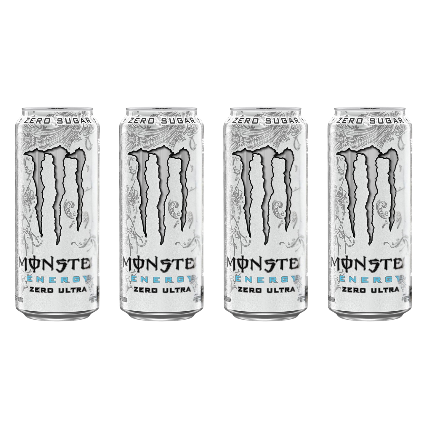 Monster Energy – Zero Ultra – 16 fl oz – 4-Pack Bundle