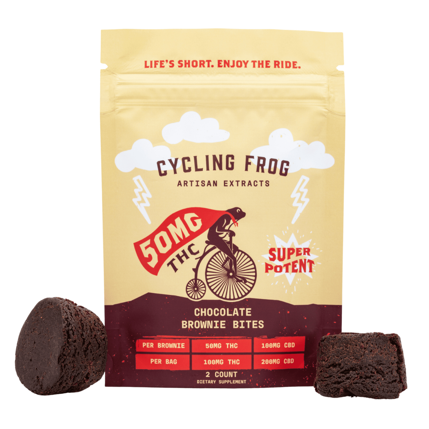 Cycling Frog – Brownie Bites