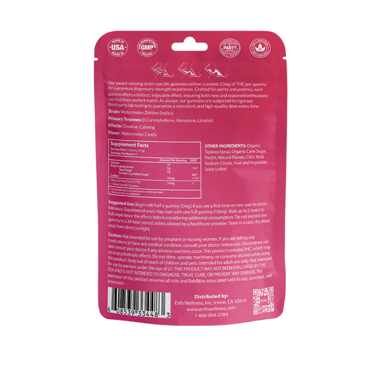 Erth Wellness – Indica – Watermelon Zkittles