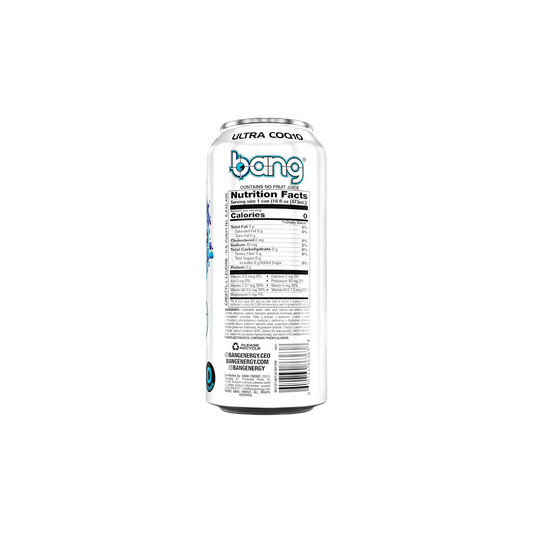 Bang Energy – Blue Razz – 16 fl oz – Single Can