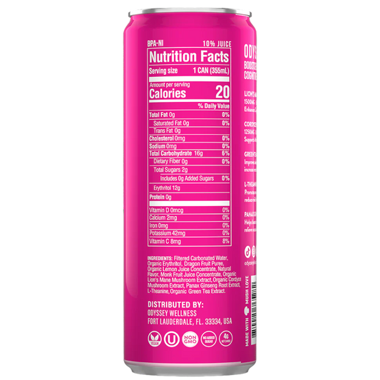 Odyssey Elixir Dragon Fruit Lemonade