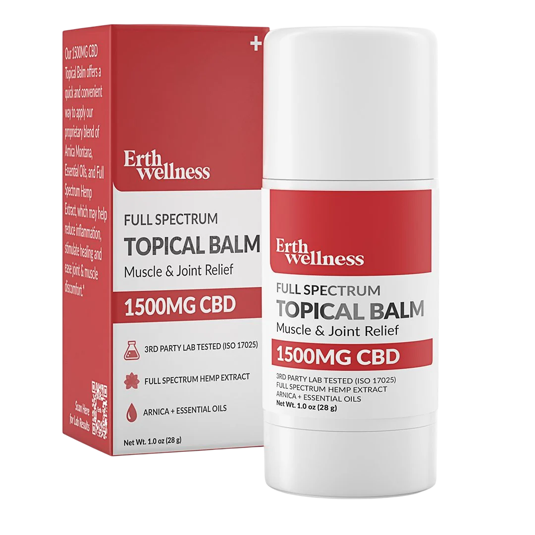 Erth Wellness – CBD Balm – Muscle & Joint – 1500mg – 1 Stick