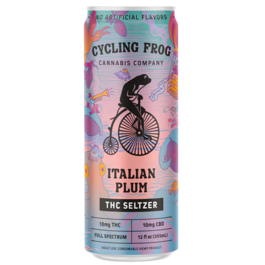 Cycling Frog Italian Plum Sparkling Seltzer