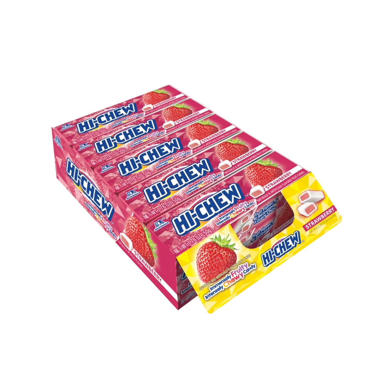 Hi-Chew – Strawberry – Stick – 15-Pack