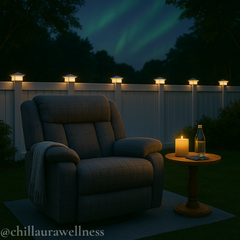 Light the Vibe: APONUO Solar Post Lights for Your ChillAura Outdoor Space