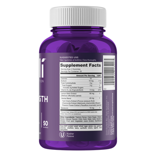 Goli Nutrition – Sleep Gummies – Extra Strength – 10mg Melatonin – 60ct