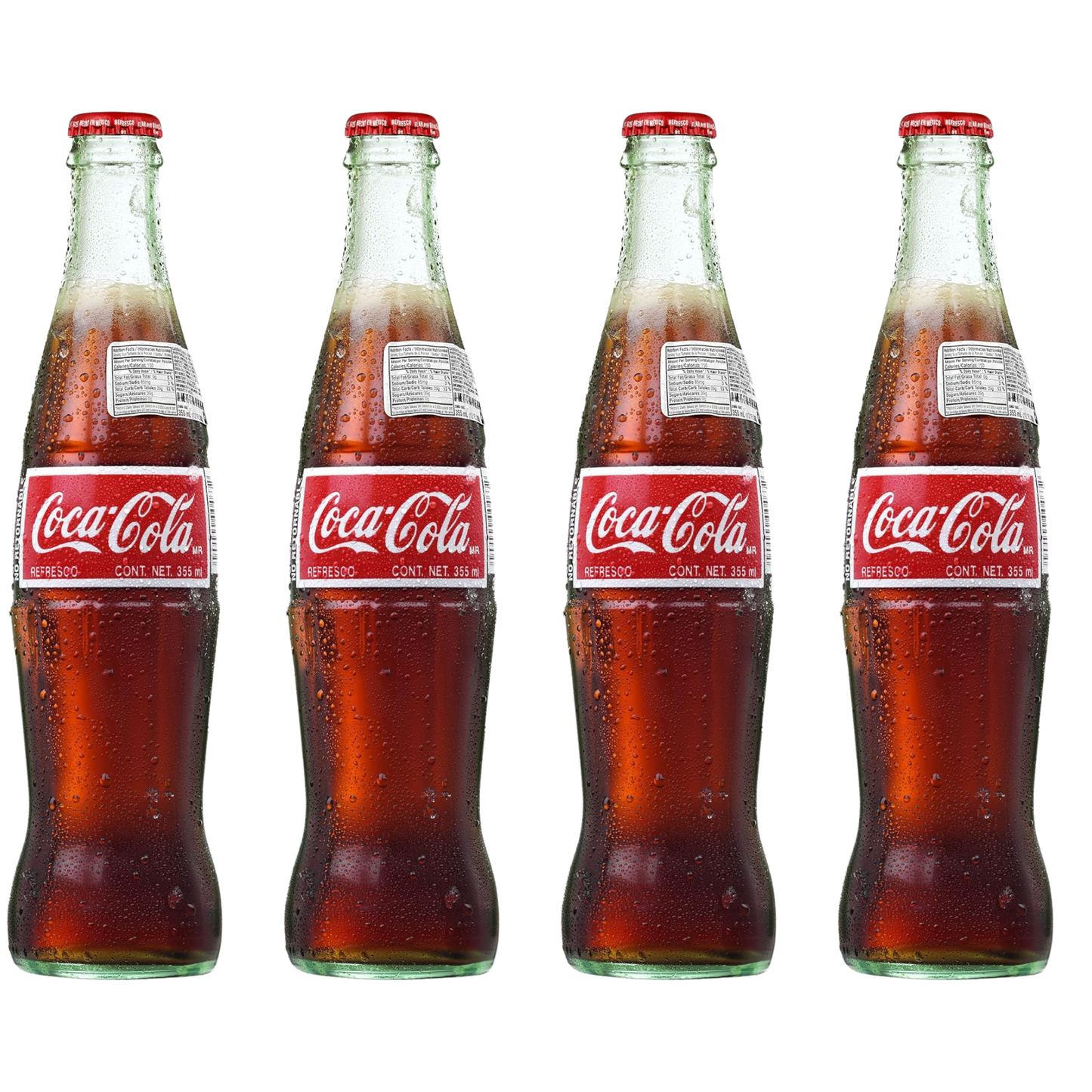 Mexican Coke - 12 fl oz - 4 Pack Bundle