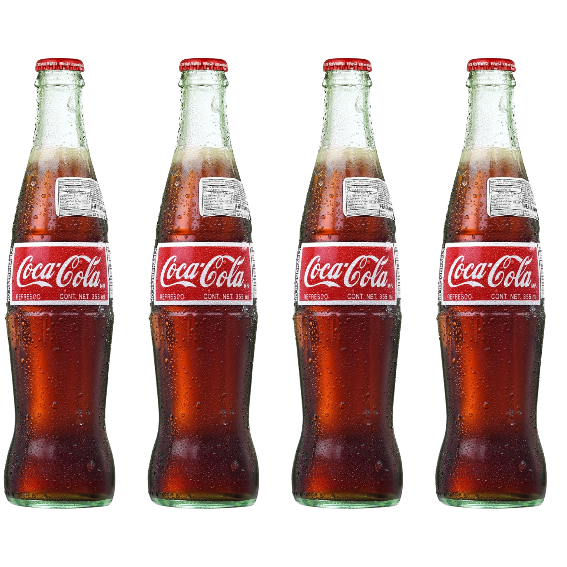 Mexican Coke - 12 fl oz - 4 Pack Bundle