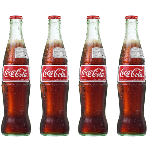 Mexican Coke - 12 fl oz - 4 Pack Bundle