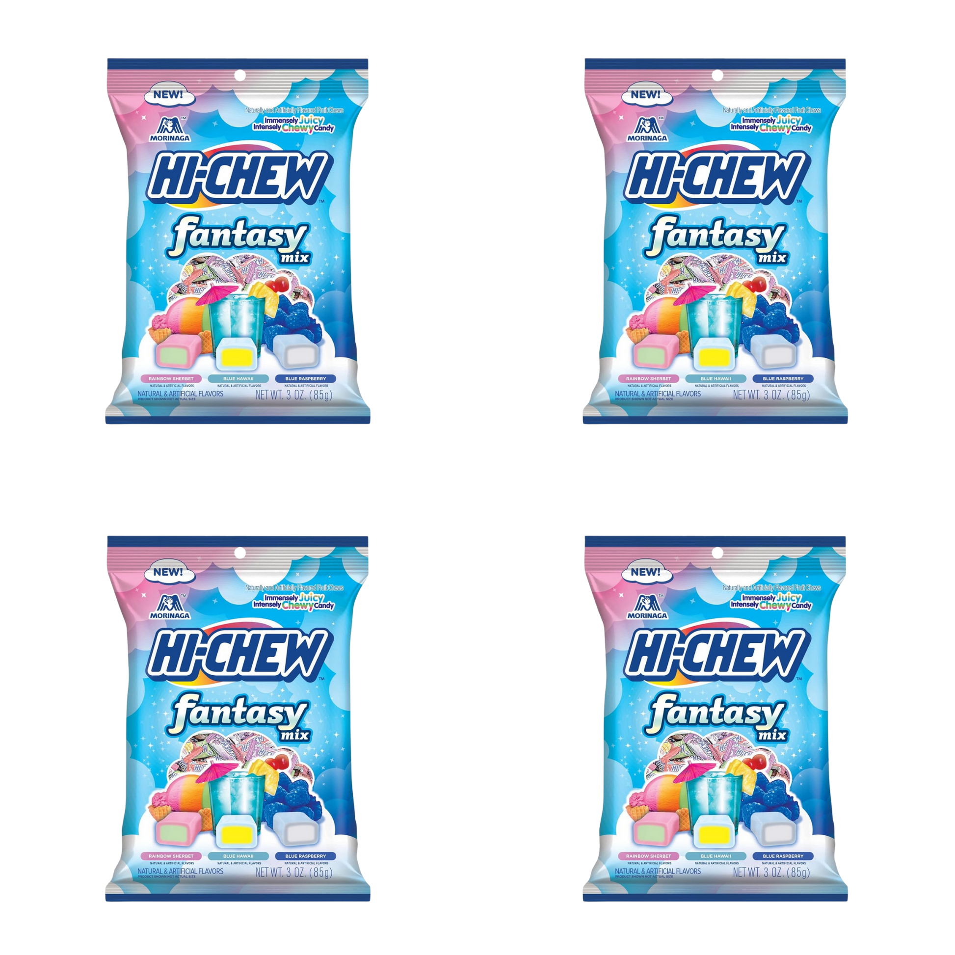 Hi-Chew – Fantasy Mix – 4-Pack Bundle