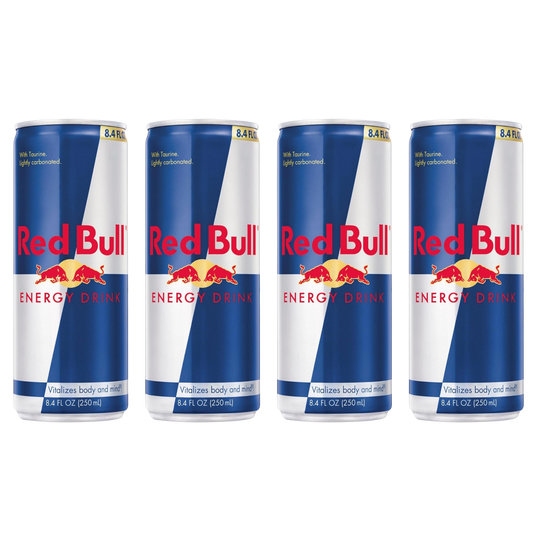 Red Bull – Original – 8.4 fl oz – 4-Pack Bundle