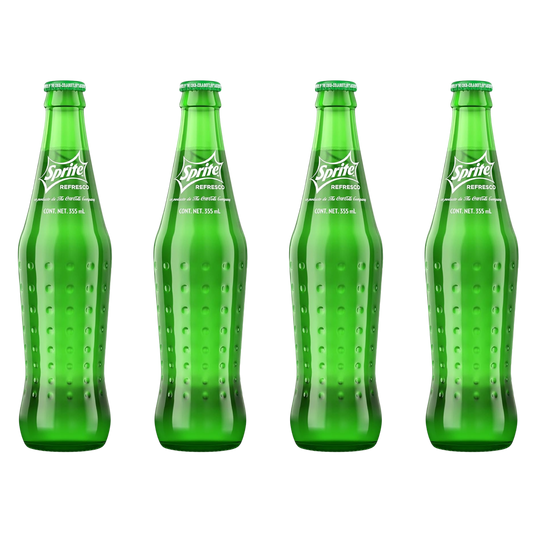 Mexican Sprite - 12 fl oz - 4 Pack Bundle