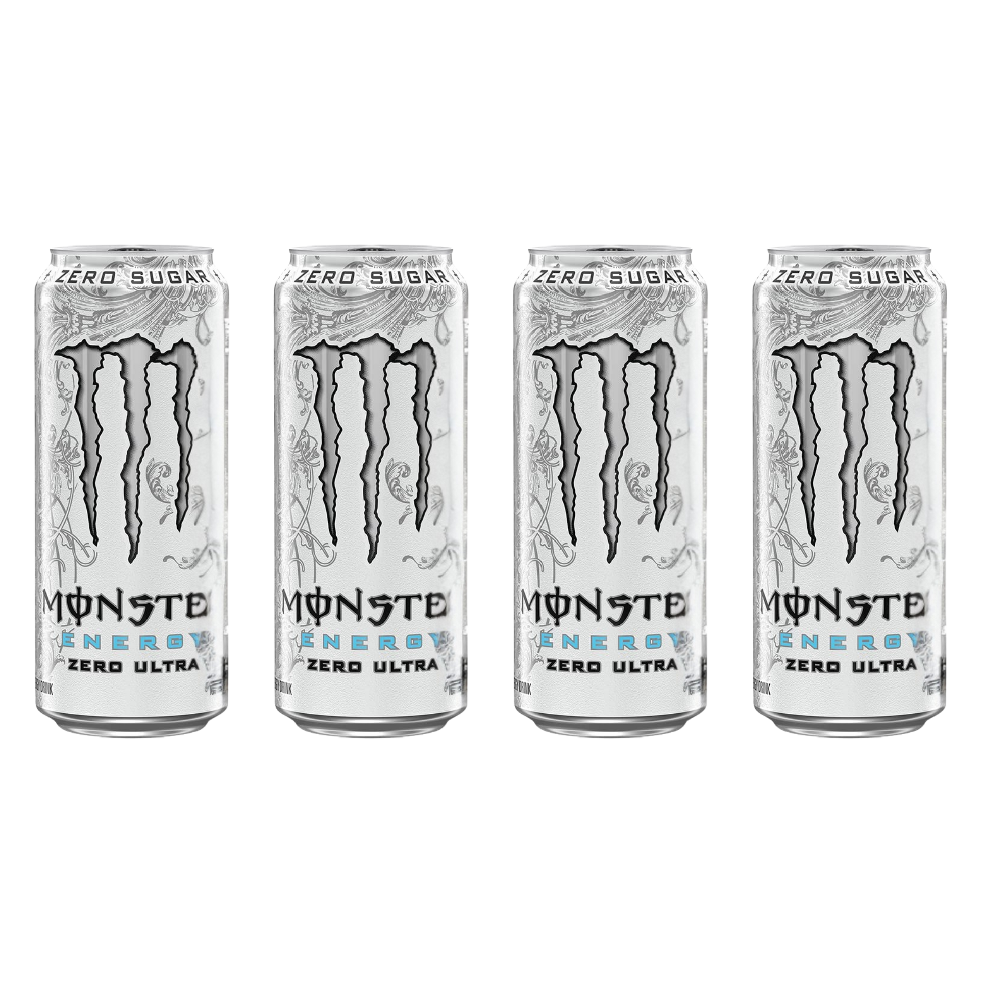 Monster Energy – Zero Ultra – 16 fl oz – 4-Pack Bundle