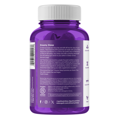 Goli Nutrition – Sleep Gummies – 5mg Melatonin