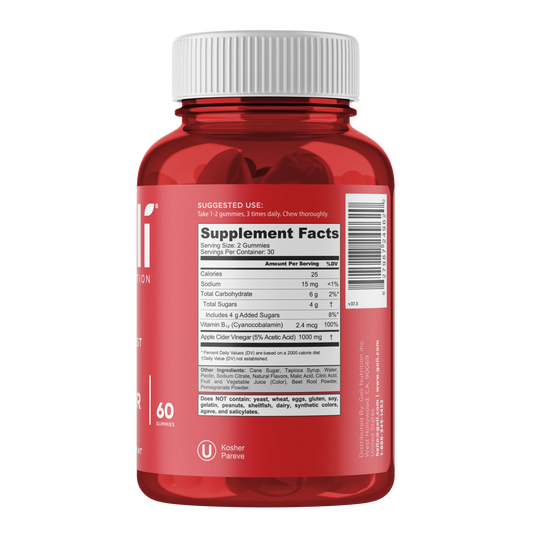 Goli Nutrition – Apple Cider Vinegar Gummies – 60ct