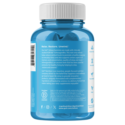 Goli Nutrition – Ashwagandha Gummies – with Vitamin D