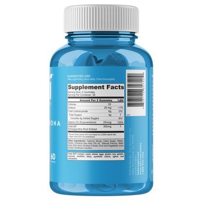 Goli Nutrition – Ashwagandha Gummies – with Vitamin D