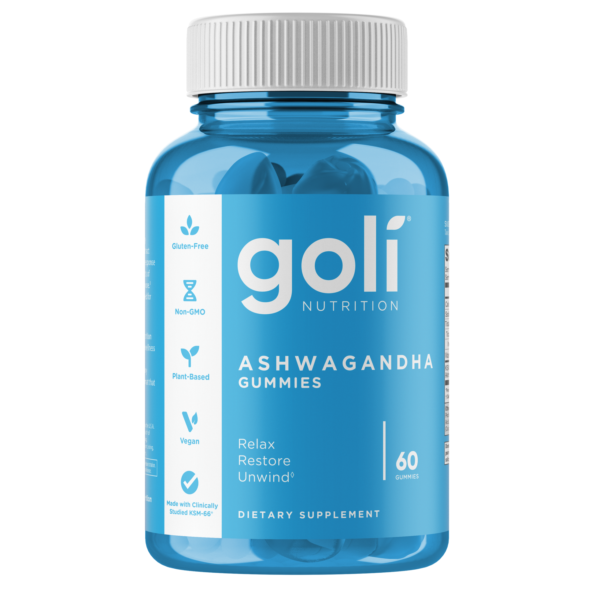 Goli Nutrition – Ashwagandha Gummies – with Vitamin D – 60ct