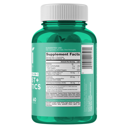 Goli Nutrition – Probiotic Gummies – Pre + Post + Probiotic
