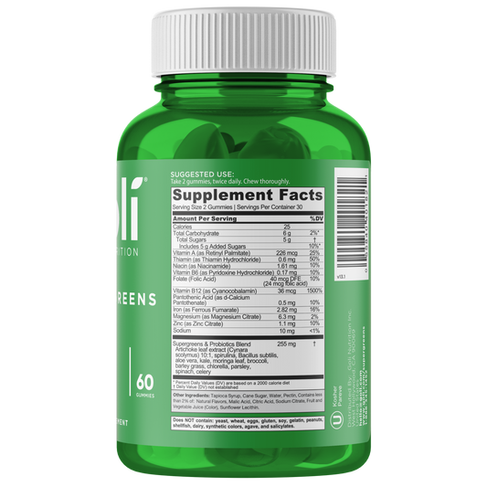 Goli Nutrition - Super Green Gummies - 60 ct