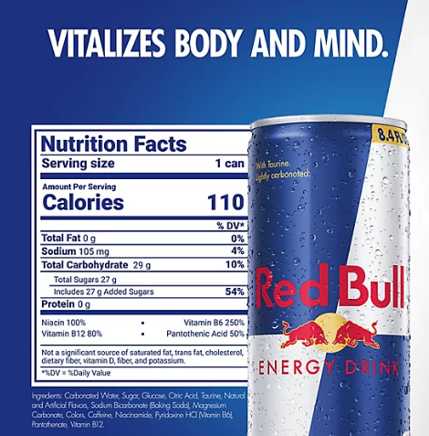 Red Bull – Original – 8.4 fl oz – 4-Pack Bundle